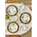 Bella Maison Julia Stoneware 26 Parça 6 Kişilik Kahvaltı Takımı Yeşil Yeşil