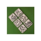 Bella Maison Keith Haring 6'lı Bardak Altlığı Siyah (10X10 Cm)
