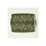 Bella Maison Leaf Melamin Tepsi Yeşil (42x31 cm)