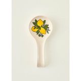 Bella Maison Lemoncello Beyaz Kirli Kaşıklık 11,5X24 Cm El Boyaması Desenlerle Yazın Neşesini Taşıyor