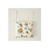 Bella Maison Lemoncello Yellow Baskılı Sandalye Minderi Sarı (40x40 cm)