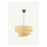 Bella Maison Levi 3 Katlı Sarkıt Avize Naturel (40x70 cm)