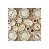Bella Maison Liana Stoneware 26 Parça 6 Kişilik Kahvaltı Takımı Mavi