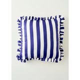 Bella Maison Line Fırfırlı Kırlent Kılıfı Mavi (43x43 cm) - Custom