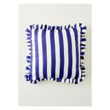Bella Maison Line Fırfırlı Kırlent Kılıfı Mavi (43x43 cm)