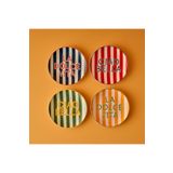 Bella Maison Line Porselen 4'lü Pasta Tabağı (21 cm)