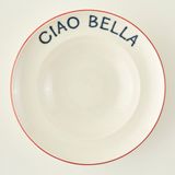 Bella Maison Line Porselen Makarna Tabağı Kırmızı 28 cm