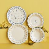 Bella Maison Mabel Stoneware Mavi 24 Parça 6 Kişilik Yemek Takımı