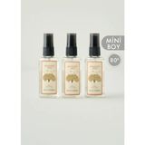 Bella Maison Mandarin Tree Kolonya 3'lü Turuncu 50 ml Mandalina ve Portakal Üst Notalarıyla Ferahlatıcı