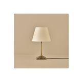 Bella Maison Marmo Antik Abajur Finlin Krem (Konik Başlık) (25x17x38 cm)