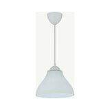 Bella Maison Miravel Tekli Cam Sarkıt Avize Beyaz (70X25 Cm) - Çok Renkli