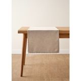 Bella Maison Miva Simli Runner Gümüş (50X150 Cm) - 50 x 150 cm