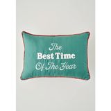 Bella Maison New Year Yılbaşı Kırlent Kılıfı Yeşil (35x50 cm) - Custom