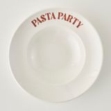 Bella Maison New Year Yılbaşı Makarna Tabağı Kırmızı (27 cm)