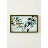 Bella Maison Olive Dekoratif Cam Tepsi Yeşil (22x37 cm) Doğal Malzemelerle Şık Tasarım