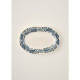 Bella Maison Paisley Porselen Sunum Tabağı Mavi 25 Cm Zarif Desenli Oval Şekil - Beyaz - Mavi