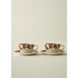 Bella Maison Rose 2'li Porselen Çay Fincanı Seti (270 Cc) - 2 Adet - 270 ml