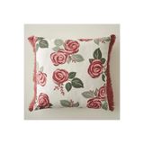 Bella Maison Rose Baskılı Kırlent Kılıfı Krem (43X43 Cm)
