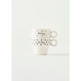 Bella Maison Simple Seramik Espresso 2'li Kahve Fincanı Seti (105 Cc) - Beyaz