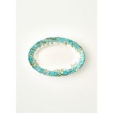 Bella Maison Van Gogh Almond Blossom Porselen Sunum Tabağı Turkuaz (20 Cm) - Açık Turkuaz