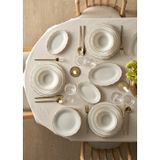 Bella Maison Victoria Porselen 24 Parça 6 Kişilik Yemek Takımı Gold