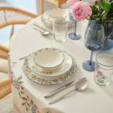 Bella Maison Vintage Mavi 24 Parça 6 Kişilik Porselen Yemek Takımı