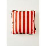 Bella Maison%100 Pamuk Line Biyeli Kırlent Kılıfı Kırmızı (43x43 cm)