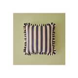 Bella Maison%100 Pamuk Line Fırfırlı Kırlent Kılıfı Mavi (43x43 cm)