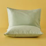 Bella Maison%100 Pamuk Ranforce Basic Yastık Kılıfı 2'Li Sisli Yeşil (50X70 Cm)