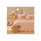 Bella Maison%100 Pamuk Ranforce Pavia Ipliği Boyalı King Size Nevresim Takımı Mürdüm (240X220 Cm)
