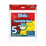 Bella Mikrofiberli Temizlik Bezi 5'li