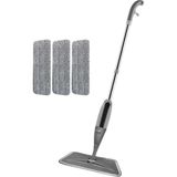 Bella Vista 3 Mikro Fiber Mop Seti ile Gri Sprey Mop