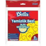 Bella%30 Mikrofiberli Temizlik Bezi 8'li Paket