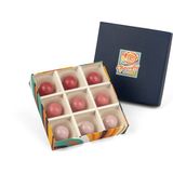 BellaBonBon Sweet Chocofly Artisan Series 9'lu El Yapımı Belçika Çikolatası (Çilek, Vişne , Lime(Yeşil Limon ) )