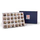 BellaBonBon Sweet Chocoflychocolate Chocofly Çatlak Series 24'lü El Yapımı Belçika Çikolatası( Kare Bitter)