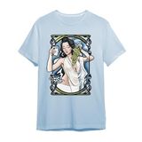 Belladonna, Erkek Tişört (Buz Mavisi, 2XL)