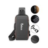 Bellance BLG-50SL Su Geçirmez Şifre Kilidi USB Omuz Göğüs Çantası