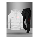 bellanova Erkekler için Spor İki Parçalı Kapüşonlu Sweatshirt ve Pantolon Takımı