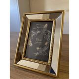 Bellarte Altın Renk Aynalı Fotoğraf Çerçevesi 15 x 21 cm Poliresin Malzeme ile Şık Tasarım
