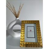Bellarte Ayarlanabilir Baklava Desen Fotoğraf Çerçevesi - Altın - 13 x 18