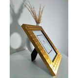 Bellarte Ayarlanabilir Baklava Desen Fotoğraf Çerçevesi - Altın - 18 x 24