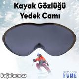 Bellasimo Cercevesiz Kayak Gozlugu Cami Lens Degistirebilir Cam Antifog Gunes Kar Gozluk Cami Fume