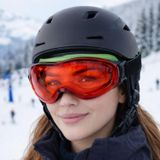 Bellasimo Kayak Snowboard Gözlüğü Buğulanmaz Değiştirilebilir Kırmızı Camlı Antifog Kar Gözlük