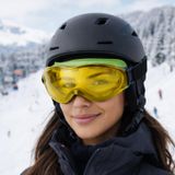 Bellasimo Kayak Snowboard Gözlüğü Buğulanmaz Değiştirilebilir Sarı Camlı Antifog Kar Gözlük