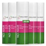 Belle Body Saç Büyüme Karşıtı Serum 5X50ml - Capislow™ Ve B3 Vitamini İle Tüy Büyümesini Etkili Bir Şekilde Azaltır, Cildi Besler Ve Rahatlatır, Epilasyon Sonrası İdealdir - Yüz Ve Vücut İçin