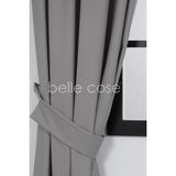 Belle Cose Blackout Karartma Keten Gri 140x270 cm Fon Perde
