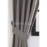 Belle Cose Blackout Karartma Naturel Gri Tek Kanat 280x260 cm Fon Perde