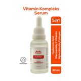 Belle Femme Vitamin Kompleks 5in1 Cilt Bakım Serumu. Hyalüronik Asit-C Vitamini-Kolajen,Alpha Arbutin,Niacinamide