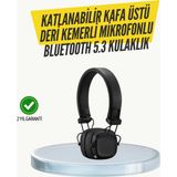 Belle Fusion Bfs Ergonomik Konforlu Kablosuz Kulak Üstü Bluetooth Kulaklık