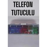 Belle Fusion Bfs Q Klavye Rgb Işıklı Klavye ve Mouse Seti Kablolu Mouse Hediyeliş